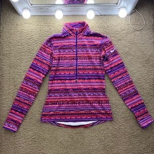 NIKE Pro Hyperwarm 8 Bit Half Zip - Size: Medium